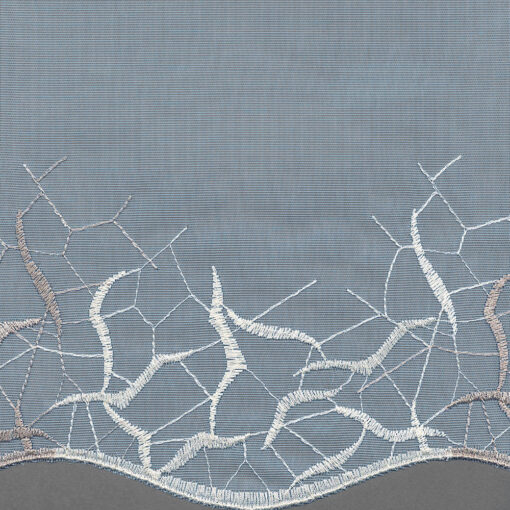 Gardinenstudio DUETT - Gardine transparent | max Höhe 290 cm Mittelbordüre