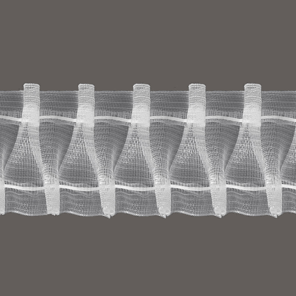 Gardinenstudio DUETT - Vorhang halbtransparent | Bänder Smokfaltenband Variabel
